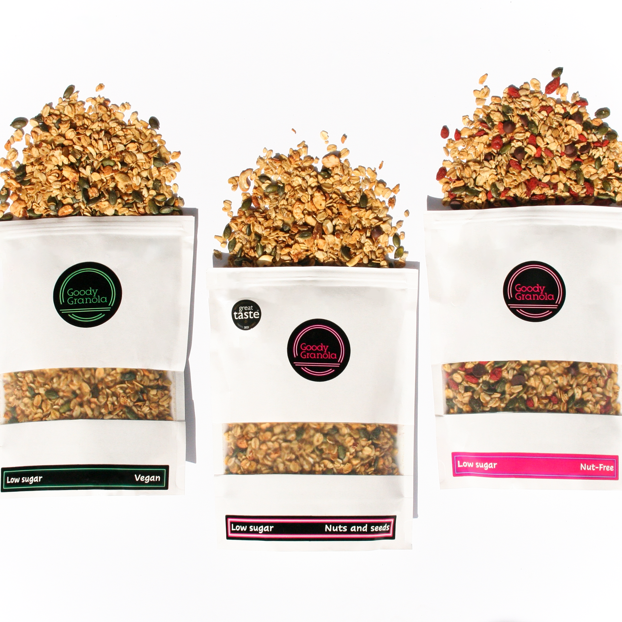 no refined sugar granola, vegan and nut free